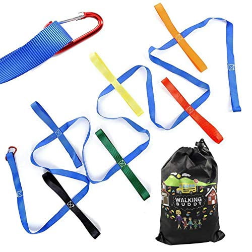 Walking Rope For Preschool - Colorful handles Keeps Kids Safe - Perfect