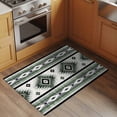 thumbnail image 3 of Rectangle Area Rug 2x3ft,Sage Green Farm Aztec Geometric Washable Carpet Non-Slip Runner Accent Rugs Indoor Floor Mat for Bedroom Living Room Decor,Boho Country Farmhouse, 3 of 9