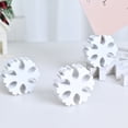 thumbnail image 4 of SATRINO Winter Wooden Snowflakes Decor Christmas Snowflake Signs Tabletop Decorations Winter Wooden Xmas Standing Table Sign Christmas Fireplace Decoration for Winter Christmas Party (White), 4 of 7