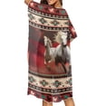thumbnail image 2 of DISNIMO Aztec Horse Print Womens Kimono Cardigan Swimsuit Coverups Summer Casual Fashion Beach Cover Up Open Front Long Swimwear Cover up, 2 of 6