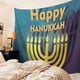 thumbnail image 3 of Tapiz Colgante De Pared De Poliéster, Decoración Del Hogar De Hanukkah, Tapiz Impreso Único Para El Hogar Para Dormitorio, Sala De Estar, Regalo De Fiesta Monstrate HA027037-04, 3 of 6