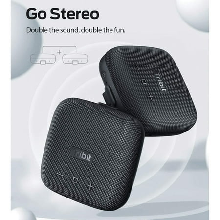 TRIBIT - StormBox BTS10 Portable Bluetooth Speaker - Black