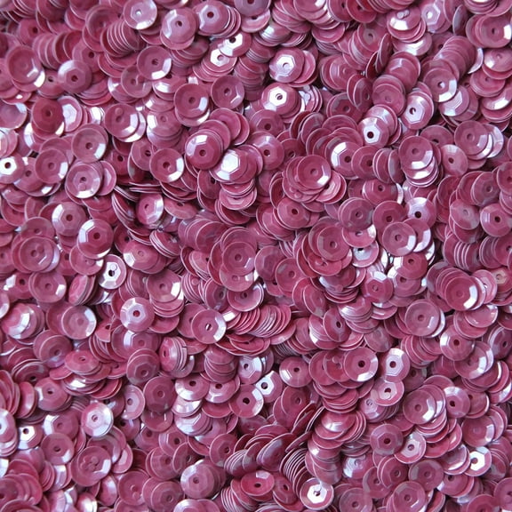 Rose Pink Cup Sequins 5mm Luster Opaque Made in USA