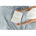 thumbnail image 6 of CGK Linens 3-Piece Ultra Soft & Comfy Hotel Luxury Sheet Set - Twin Size Cooling Bed Sheet Fits 8"-16" Mattresses, Sky Blue, 6 of 7
