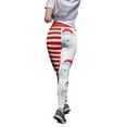 thumbnail image 3 of Franhais Women Christmas Leggings, Fashion Holiday Printed High Waist Compression Skinny Workout Athletic Pants, 3 of 9