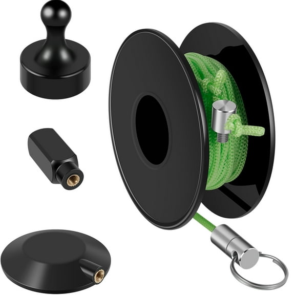 Protoiya Magnetic Pulling Threader Professional Magnetic String Wire Puller Portable Cable Guide Pulling System Nylon Cable Puller Wire Routing Magnet Tool Set for Outdoor Office Garden