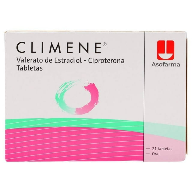 Climene Ciproterona 1 mg, Estradiol 2 mg con 21 Grageas