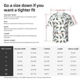 thumbnail image 6 of Lsque Colorful Grass pattern Hawaiian Shirt for Men, Unisex Summer Beach Casual Short Sleeve Button Down Shirts-Large, 6 of 9
