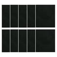 thumbnail image 1 of Furnish My Place Modern Plush Solid Black Color Rug - Pets and Kids Friendly Rug, Indoor/Outdoor Mat, Area Rugs Great for Kids, Pets, Event, Living Room, Made in USA, 3' x 3' Square - Set of 10, 1 of 10