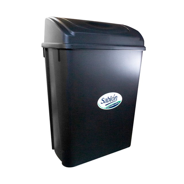 Bote De Basura Minimalista Con Balancin Frontal Cap. 42 L Sablón 8765NE
