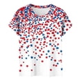 thumbnail image 4 of Hilenly American Flag Shirts for Women 4th of July T-Shirt Patriotic Shirt Graphic Tees, 4 of 7