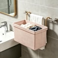 thumbnail image 4 of Byujiro Hanging Laundry Hamper Hook-On Wall Mount Dirty Clothes Storage Basket with Thickened Reinforced Frame, Collapsible Space Saving Garment Organizer Bin, Portable Wash Tote for Bathroom, 4 of 6