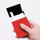 thumbnail image 4 of Estuche para cigarrillos, capacidad para 20 cigarrillos, accesorios para fumar de acero inoxidable, estuche para cigarrillos de cuero, acabado de lujo, 4 of 10