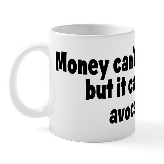 CafePress - Avocado (Money) Mug - 11 oz Ceramic Mug - Novelty Coffee Tea Cup
