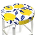 thumbnail image 3 of Fotbe Tropical Lemon Stool Covers Round,Waterproof Round Bar Stool Covers Bar Chair Covers Washable Stool Cushion Slipcover for 12-14 Inch Chair-12 inch, 3 of 7