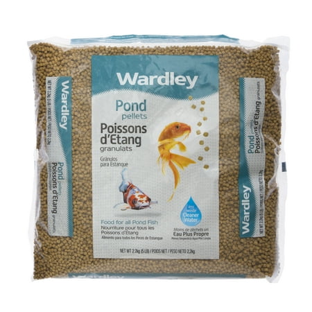 Wardley Pond Pellets Koi & Pond Fish Food, 5 lbs (Best Fish Food For Growth)