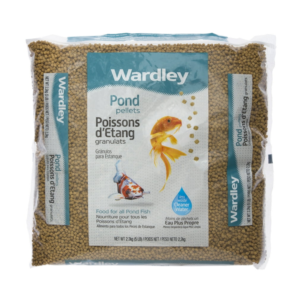 Wardley Pond Pellets Koi & Pond Fish Food, 5 lbs - Walmart.com ...