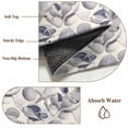 thumbnail image 6 of Vintage Coastal Runner Rug 2x6 FT, Non Slip Hallway Rugs, Blue Grey Starfish Shell Conch Washable Soft Floor Carpet Non-Shedding Throw Runner Carpet Long Rug for Entryway Kitchen Bedside Sliding Door, 6 of 8