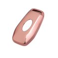 thumbnail image 4 of Glossy Rose Gold Soft TPU Remote Key Fob Cover Case For Ford Lincoln 4 / 5 Button Intelligent Keyless, 4 of 6