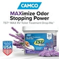 thumbnail image 2 of Camco TST MAX RV Toilet Treatment Lavender Scented Drop-Ins, 30 Count (41553), 2 of 7