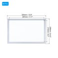 thumbnail image 2 of Unique Bargains Magnetic Sign Holder 8.5 x 11, 6 Pack Magnetic Display Frame A4 Magnetic Picture Frame for Refrigerator, Silvery, 2 of 7