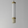 thumbnail image 3 of E11051-01TVGLD-ET2 Lighting-Travertine - 11W 2 LED Pendant-15 Inches Tall and 2.5 Inches Wide, 3 of 4
