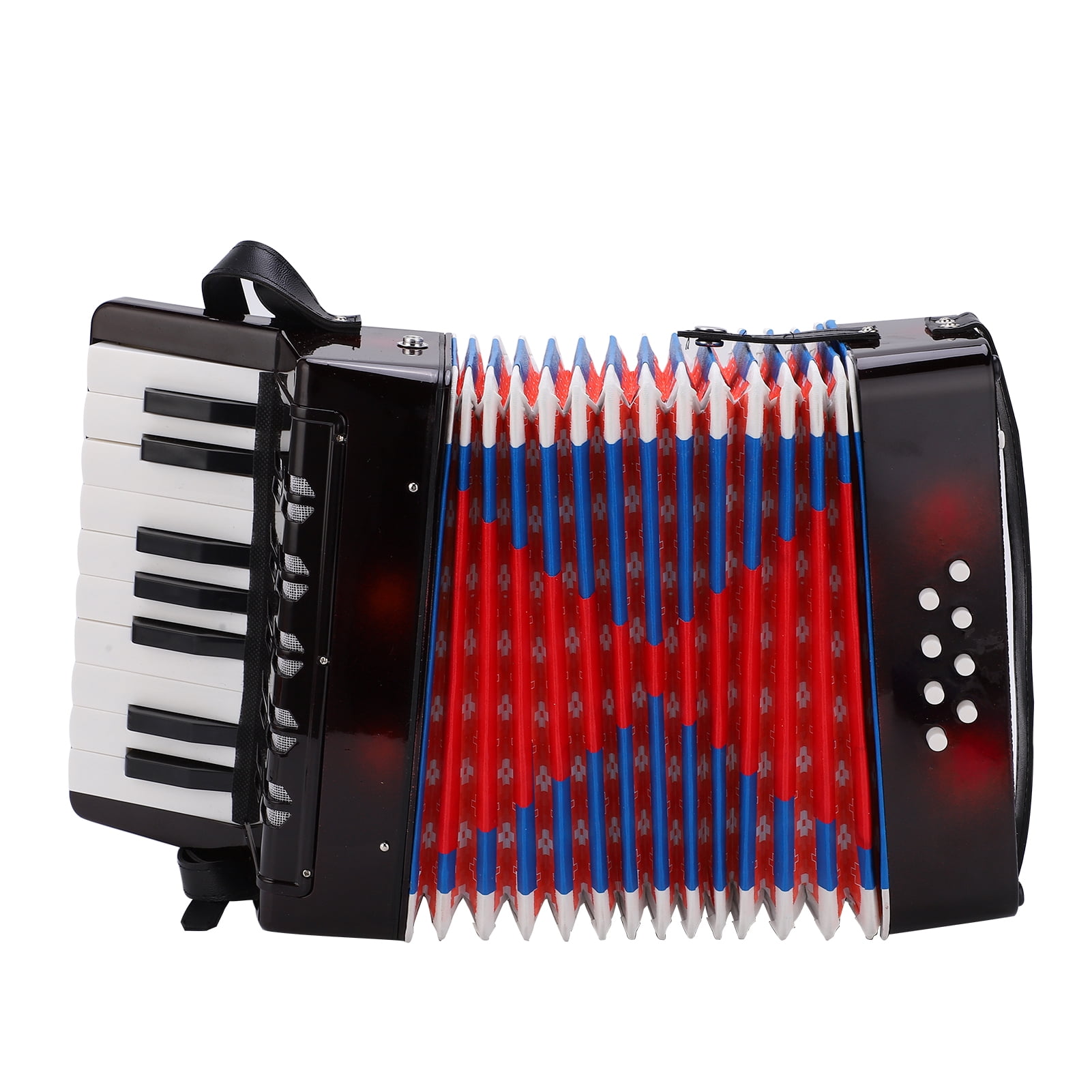 Kids Accordion Toy, Beginner Accordion, With A Retractable Leather Strap For Children Student Beginners Kids