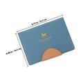 thumbnail image 2 of FENGGUIQU Azul Para Certificados Y Documentos Con Material PU Cómodo Y Duradero, 2 of 8