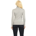thumbnail image 4 of Women's Solid Color Turtleneck Sweater - Basic and Versatile, 4 of 5