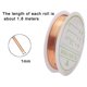 thumbnail image 5 of 6 Rollos Alambre Artesanal de Cobre para Joyas de Calibre 18, Alambre de Abalorios de Joyas Resistente Al Deslustre, 5 of 7