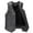 Black, variant on QSAWXQZ Men's Faux Leather Vest V Neck Sleeveless Button Down Biker Vest with Pockets XL