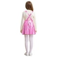 thumbnail image 3 of RUNQHUI Robe Évasée pour Filles Fête d'Anniversaire Robe à Bretelles Jupe Plissée Vêtements de Carnaval Rose 12, 3 of 6