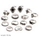 thumbnail image 1 of Anillos antiguos bohemios Sonducket 15 Uds. Aleación 16 mm 17 mm 18 mm, 1 of 6