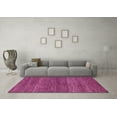 thumbnail image 3 of Ahgly Company Indoor Square Abstract Pink Modern Area Rugs, 7' Square, 3 of 4