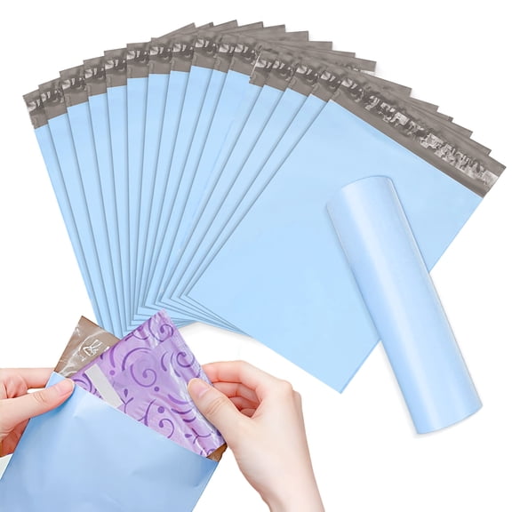 Sanitary Napkin Disposal Bags, 100 Pcs Feminine Sanitary Napkin Storage Bag, Sealed Opaque for Privacy, Block Odors (Blue)