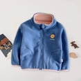 thumbnail image 4 of NAISIBABY Boys Jacket, Stand Collar Zipper Casual Keep Warm Coat Blue 6M, 4 of 6