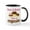 White/Black Inside, variant on CafePress - Funny Easter Cupcake Mug - 11 oz Ceramic Mug - Novelty Coffee Tea Cup