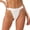 White, variant on Sngxgn Womens Underwear High Waist Cotton Underwear Soft Underwear Super Stretchy Briefs Full Coverage Panties Women(Brown,L)
