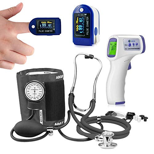 ASA Techmed First Responder Lite Kit Blood Cuff, Pulse/Oxygen Reader