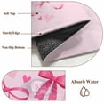 thumbnail image 6 of Valentine's Day Area Rugs 6'x9', Washable Small Throw Rugs for Kitchen Dining room, Pink Bows Romantic Love Heart Indoor Outdoor Rug Non-Slip Low Pile Carpet Runner Reversible Floor Mats, 6 of 8