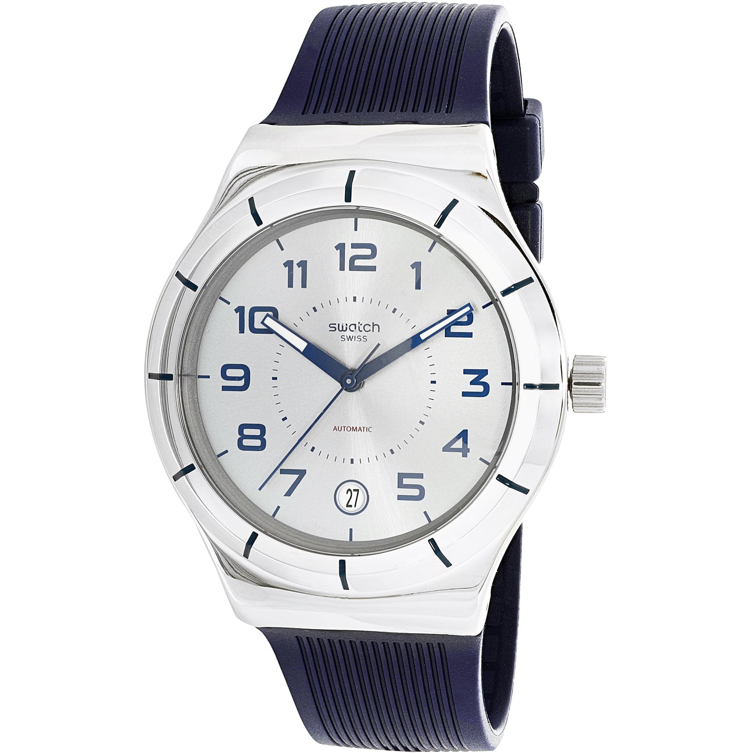 Swatch - Swatch Men's Irony YIS409 Blue Rubber Swiss Automatic Fashion