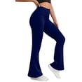 thumbnail image 5 of High Waisted Flare Leggings for Women - Yoga Pants for Women - Buttery Soft Bell Bottom Palazzo - Versatile Sizing, 5 of 5