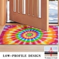 thumbnail image 3 of Colorful Tie Dye Spiral Mandala Door Rugs,Washable Non Slip Door Mats Indoor,Decorative Door Mats,Entry Mat Indoor for Entrance,Bedroom,Kitchen,Bathroom,17"x30", 3 of 6