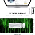 thumbnail image 2 of Large Gaming Mouse Pad - Abstract Hacker Code Large Office Decor Desk Mat, Non-Slip Rubber Desk Pad, Laptop Computer Mouse Pad, Waterproof Solid Mouse Mat for Home, 31.5'''' x 11.8'''' BDMYSE22, 2 of 6