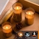 thumbnail image 5 of Velas sin llama Tyawon Glass con control remoto y temporizador (paquete de 3), 5 of 7