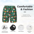 thumbnail image 5 of Lsque Mens Swim Trunks Turkey And Thanksgiving1 Pattern - Bathing Suit Compression Liner - Beach Swim Shorts Swimwear - (S-3XL) - Stretch Quick Dry -XX-Large, 5 of 9