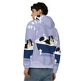 thumbnail image 4 of Honeii Bernese Mountain Dog Sitting Bath Tub Print Hoodies for Men, Pullover & Full Zip, Breathable Zip up Hoodie, Sweatshirt-3X-Large, 4 of 5