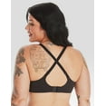 thumbnail image 4 of Hanes Womens No-Show Wireless Bra, Concealing Petals No-Show Bra with Convertible Straps, 4 of 4