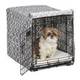 thumbnail image 1 of MPPMidwest Housse de Cage pour Chien Quiet Time Privée Sécurisée Confort Cool Motif Gris (24 Pouces), 1 of 1