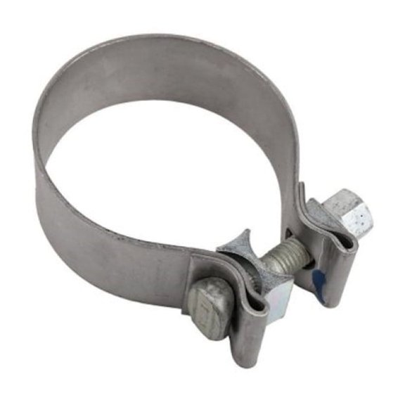 KarParts360 For Chevy Corvette 2014 15 16 17 18 2019 Exhaust Clamp | Stainless Steel | Silver | 0.39 Inches Thread Diameter | Regular Grade